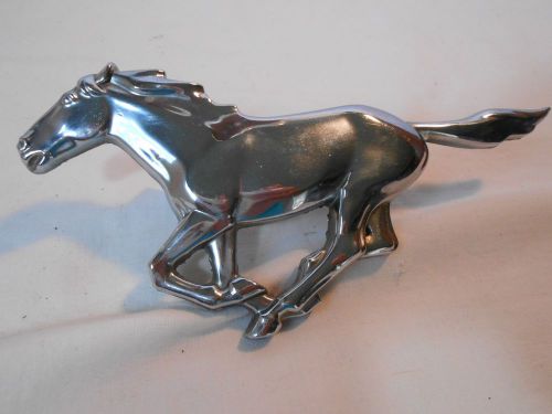 Vtg. ford mustang pony chrome emblem fomoco b-8216-ab