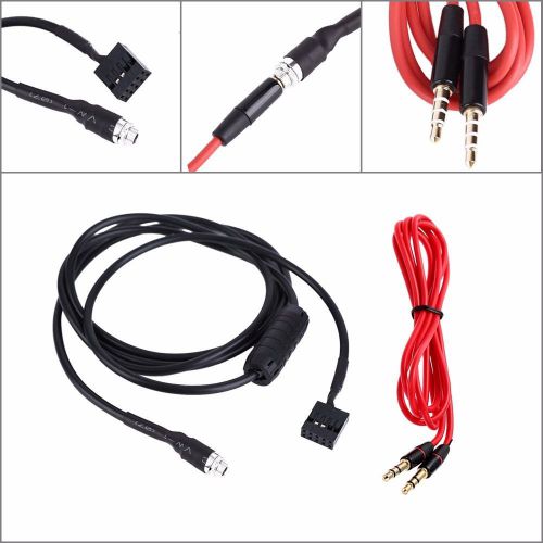 Car cd audio aux input interface adapter mp3 cable cd changer for bmw e46 98-06