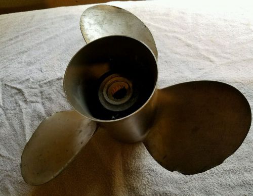 Mercury propeller quicksilver 19 pitch 48 16316 a4 19p 150hp  stainless steel