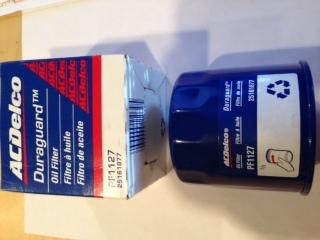 Authentic oem gm oil ac delco oil filter pf1127 25161877 