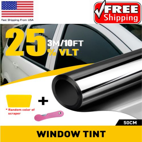 300CM Uncut Roll Window Tint Film 25% 20" VLT x 10ft Feet Car Home Office Glass, US $13.09, image 12