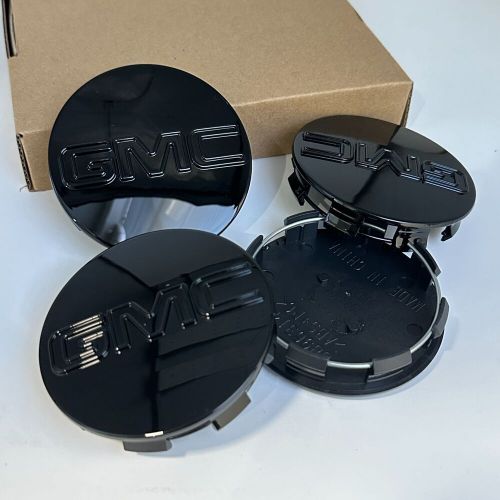 FOUR PCS Wheel Center Caps Hub Cap 83mm For GMC Black Sierra Yukon XL Denali, US $19.59, image 2