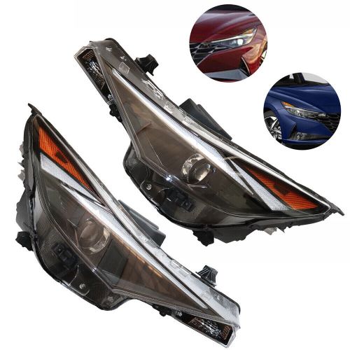 Fits Hyundai Elantra 2021 2022 1 Pair Right & Left Halogen LED Headlights, US $243.07, image 13