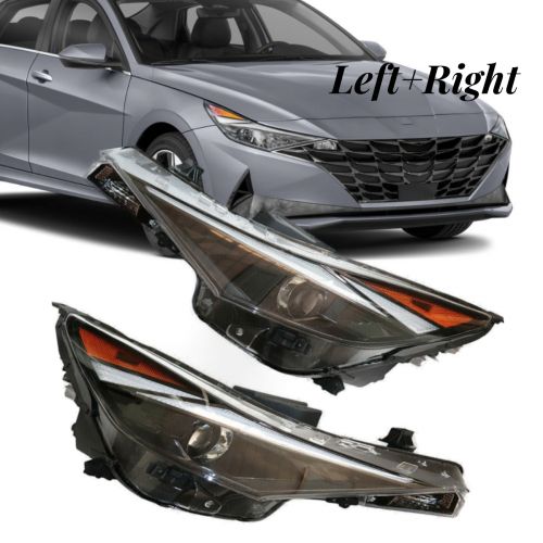 Fits Hyundai Elantra 2021 2022 1 Pair Right & Left Halogen LED Headlights, US $243.07, image 18
