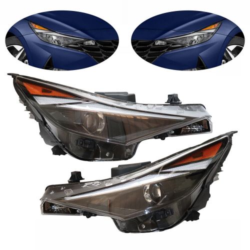 Fits Hyundai Elantra 2021 2022 1 Pair Right & Left Halogen LED Headlights, US $243.07, image 19