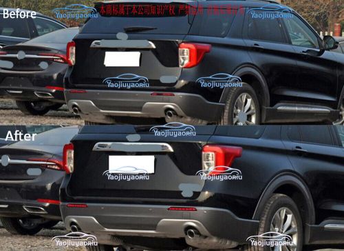 For ford explorer 2020-2024 black led rear bumper brake warning/turn signal 2pcs