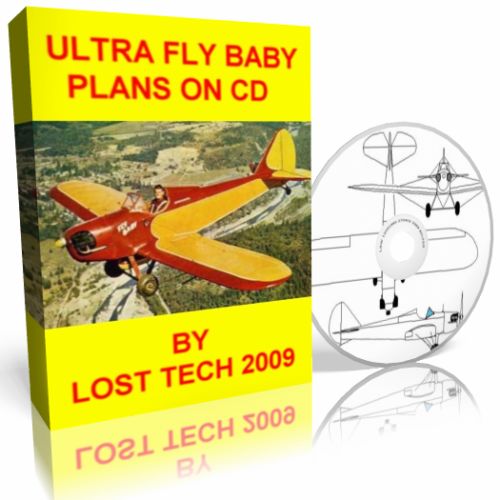 CLASSIC AIRPLANE ULTRA FLY BABY AIRCRAFT PLANS ON CD PLUS EXTRAS, US $9.99, image 2