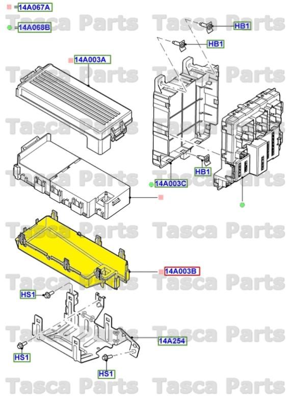 Brand new oem engine compartment fuse panel bottom cover ford & mercury