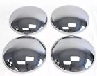 Set of 4 golf cart 6" chrome baby moon wheel cover hub cap e zgo club car yamaha