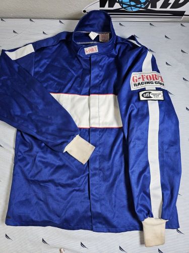 G-Force Racing Gear Jacket Blue White FR Kart Stock Car SFI 3-2A/1, US $49.98, image 4