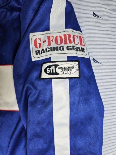 G-Force Racing Gear Jacket Blue White FR Kart Stock Car SFI 3-2A/1, US $49.98, image 5
