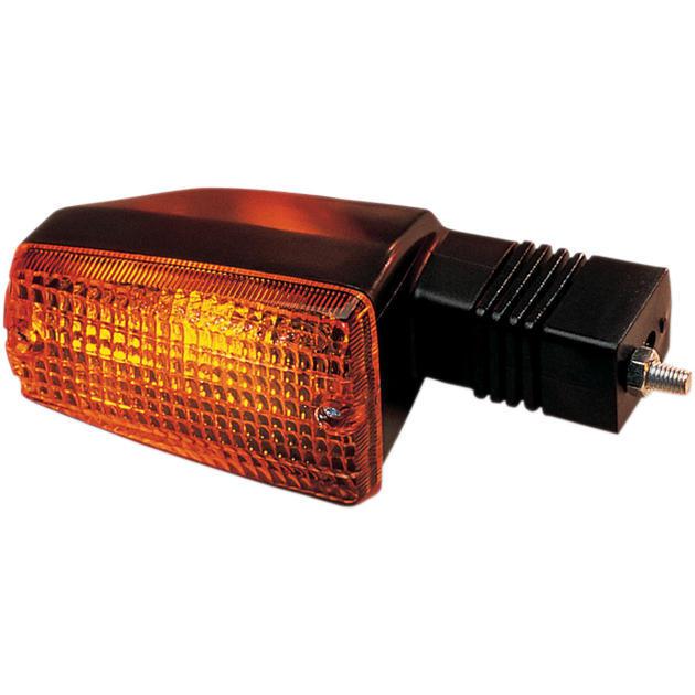 K&s dot turn signal s/f black amber rear short fits suzuki gs1150e 1985-1986