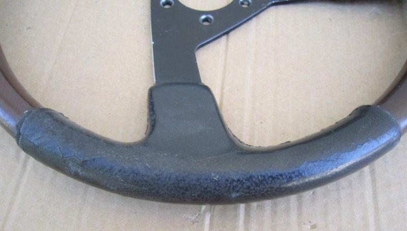 1989 Shelby Dakota Steering Wheel Dodge Izumi Mopar Leather V8 Half Leather (2), US $110.00, image 6