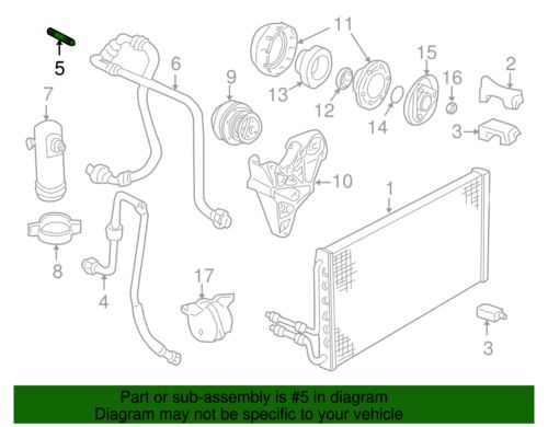 Genuine GM Air Conditioning Orifice Tube 3033879, US $11.15, image 3