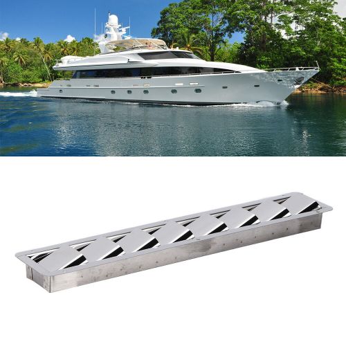 Marine Vent Grille Oblong Stainless Steel 8 Slots Grid Cover Boat Shutters, US $29.98, image 3