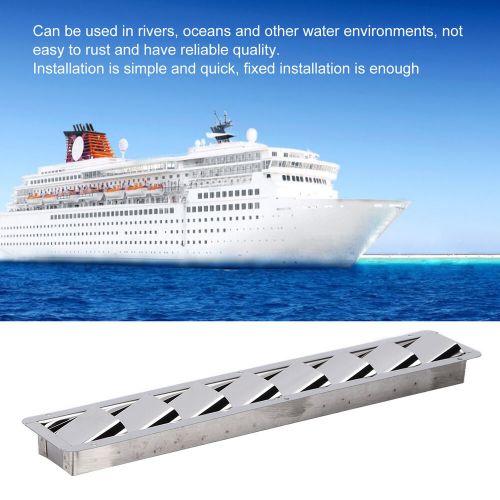 Marine Vent Grille Oblong Stainless Steel 8 Slots Grid Cover Boat Shutters, US $29.98, image 7