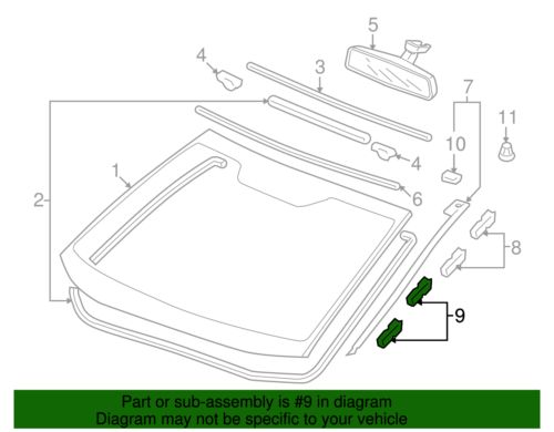 Genuine Honda Side Molding Clip 91571-SWA-305, US $25.92, image 3