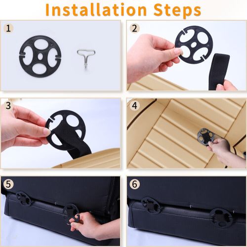 Car Seat Covers Leather Front Cushion Pads For Jeep Grand Cherokee Wrangler, US $88.88, image 9