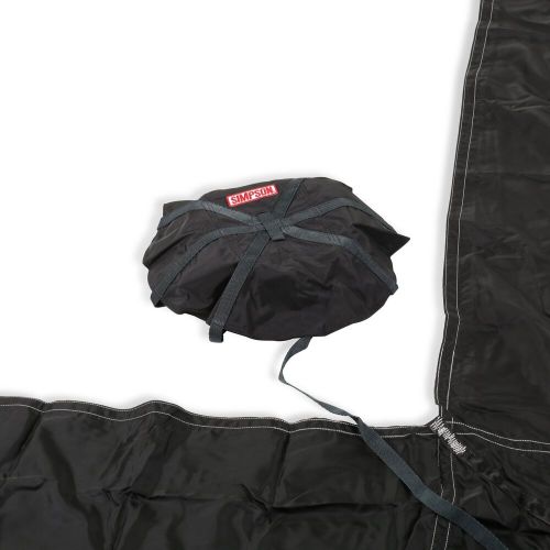42049BK Simpson Racing 10' AIR BOSS Drag Chute 8 KEV LN BLACK, US $791.95, image 3