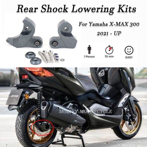 Grey Rear Shock Suspension Adjuster Lowering Kits For Yamaha X-MAX 300 2021-2023, US $70.99, image 9