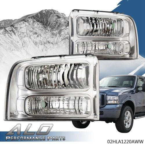Clear Corner Chrome Headlights Fit For 2005-2007 Ford F-250 F-350 Super Duty, US $53.58, image 10