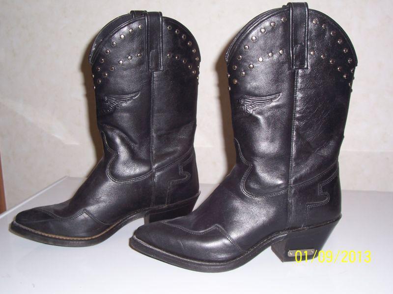 Harley davidson ladies boots  size 6 1/2 genuine leather