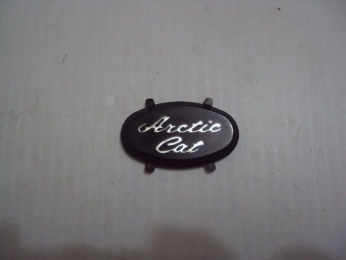 Vintage nos, oem arctic cat handlebar pad emblem, el tigre, jag, panther