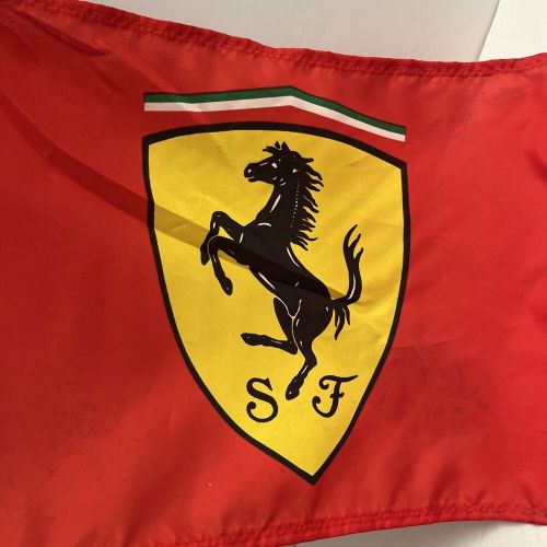 Official Licensed Ferrari Parade Flag 2002 Le Mans (20" x 12") 23" Pole, US $39.99, image 2