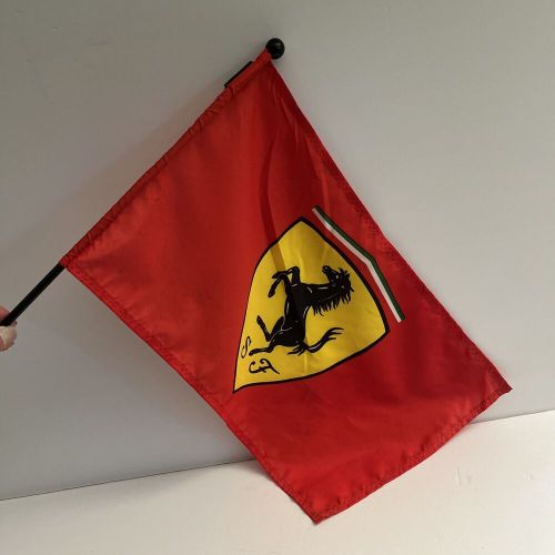 Official Licensed Ferrari Parade Flag 2002 Le Mans (20" x 12") 23" Pole, US $39.99, image 3