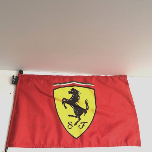 Official Licensed Ferrari Parade Flag 2002 Le Mans (20" x 12") 23" Pole, US $39.99, image 8
