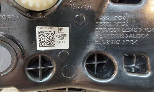 2022-2024 GMC Sierra 1500 LED Fog Light Right Passenger Side ASSY OEM 84550846, US $99.99, image 7