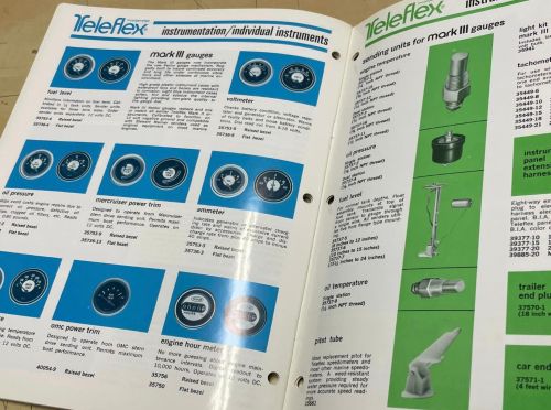 Vintage Original 1972 Teleflex Marine Systems Engine Steering Catalog Brochure, US $44.95, image 11