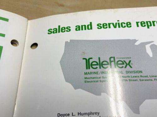 Vintage Original 1972 Teleflex Marine Systems Engine Steering Catalog Brochure, US $44.95, image 13