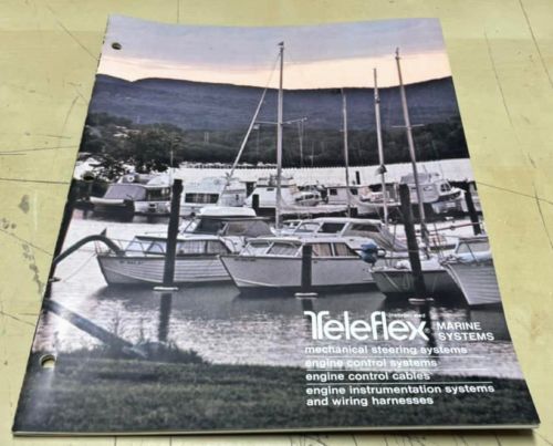 Vintage Original 1972 Teleflex Marine Systems Engine Steering Catalog Brochure, US $44.95, image 14