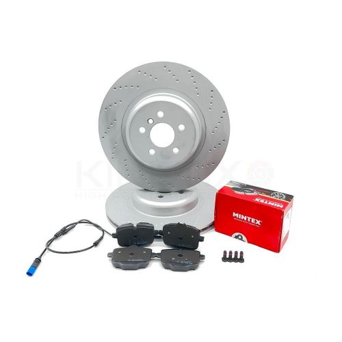 FOR BMW 540i G30 G31 M SPORT REAR BRAKE DISCS MINTEX PADS SENSOR 370mm, US $, image 3