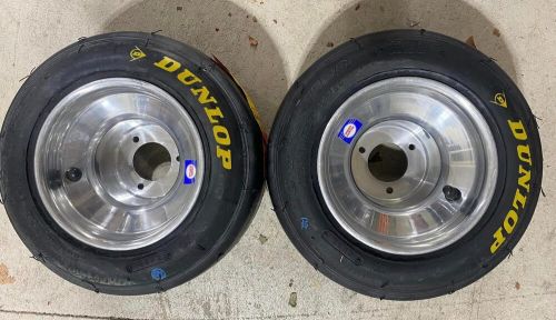2 NEW OLD STOCK DUNLOP RS2 10.5 X 4.50-6 Tires Wheel Go Kart racing Cart Drift, US $74.99, image 3
