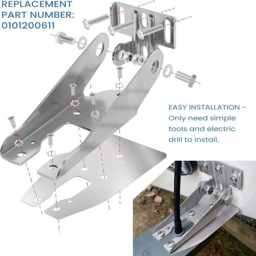 Garmin Heavy Duty Transom Mount 010-12006-11 W/spray Sheild 4/8/12pin Transducer, US $29.50, image 11