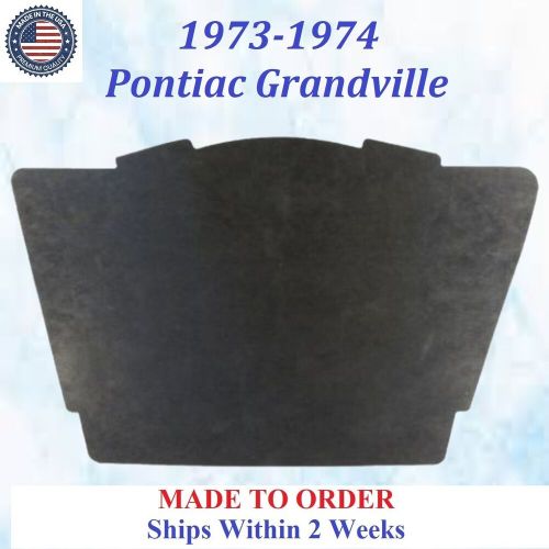 NEW 1973-1974 Pontiac Grandville HOOD INSULATION GRAY/BLACK REM #PON-HIN-160, US $84.99, image 3
