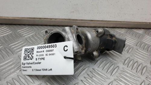 Jaguar s type 2.7 egr valve/cooler