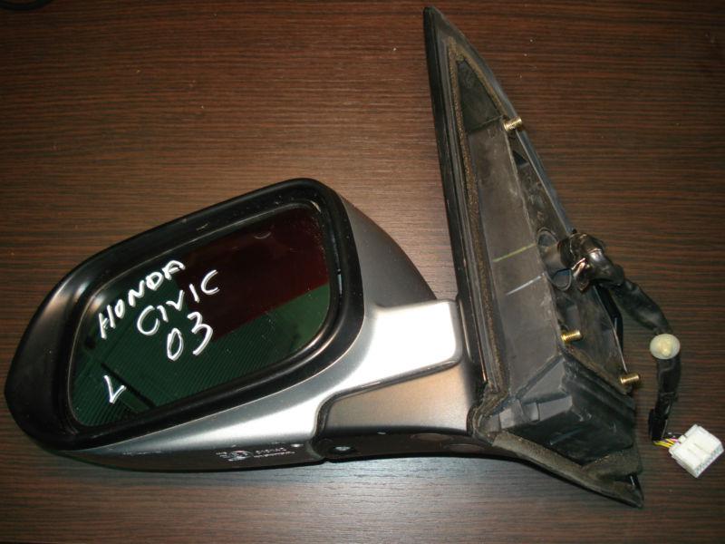 HONDA CIVIC TYPE R EP3 03', DRIVER SIDE MIRROR SILVER, US $79.00, image 4