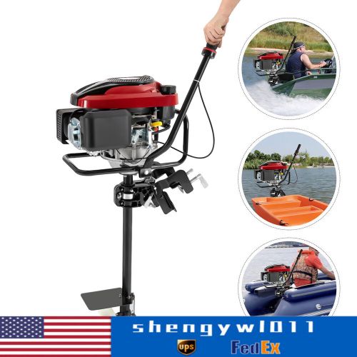4-Stroke 8 HP Outboard Motor Fishing Boat Engine Air-Cooling TCI 196CC Gasoline, US $472.55, image 17