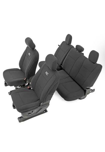 Rough Country Neoprene Seat Cover Set for 15-23 F-150 | 17-22 F-250/350 - 91018, US $149.99, image 18