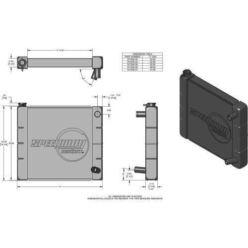 Sell Universal SBC Double Pass Radiator Kit w/Electric Fan, 26 Inch in