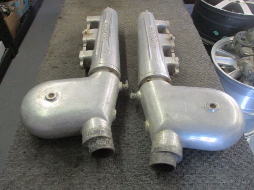 VINTAGE HARDIN MARINE EXHAUST LOGS + SNAIL MANIFOLDS 455 OLDS FLAT BOTTOM BOAT, US $200.00, image 13