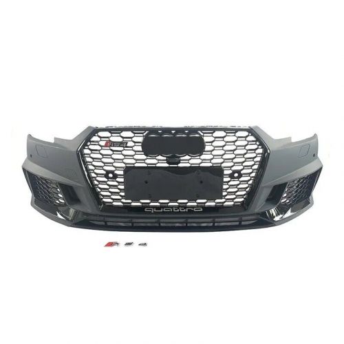 Rs4 style aftermarket front bumper kit with grill fits audi a4/s4 2017-2019 b9