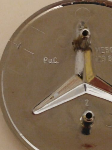 Vintage mercedes hood emblem badge  2.25"