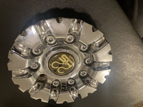 TIS 22" WHEELS TIS-07 S409-11 CHROME WHEEL RIM CENTER CAP, US $40.00, image 4