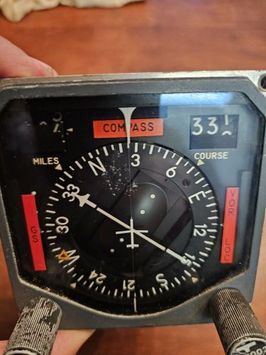Collins radio company course indicator airplane gauge 331a-6apn aviation tool