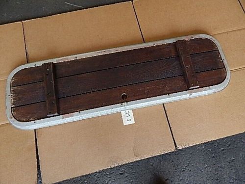 MARINE BOAT TEAK IN FLOOR SKILOCKER WITH FLANGE 12 X 36, 5 BOARD, US $59.99, image 2