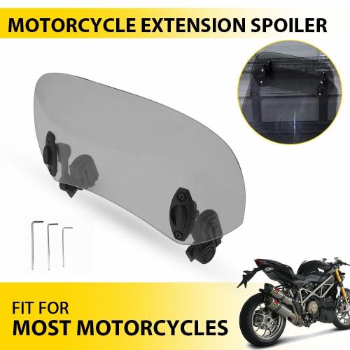 Universal Motorcycle Windshield Windscreen Deflector Extension Spoiler Clip EXXI, US $22.99, image 5